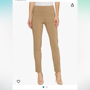 Krazy Larry Size 6 Stretch Cropped Taupe Women’s Pants Retail $119.00